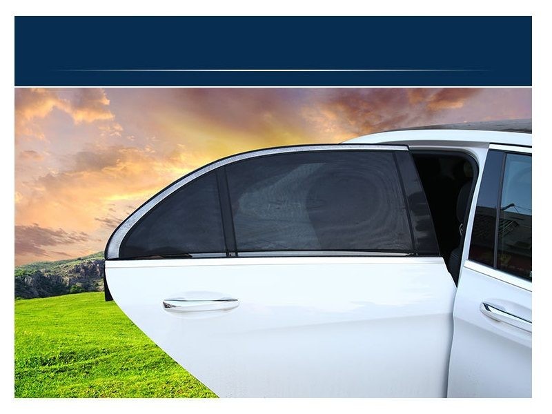 2*Car Rear Window Shade Mesh Cover