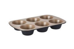 Ceramabake Texas Muffin 6 Cup  - Stanley Rogers