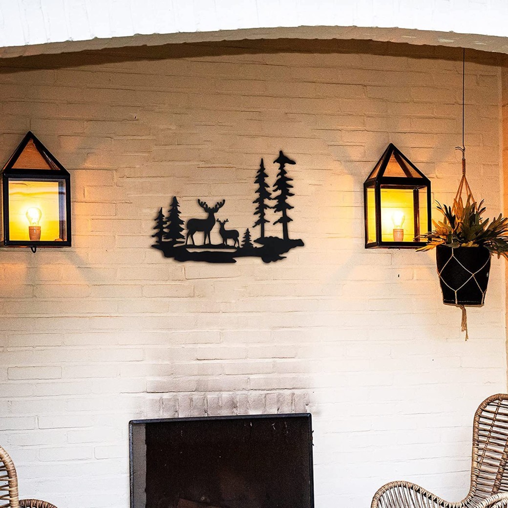 Art Deer In The Forest Wall Decoration Pendant