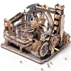 ROKR Marble Spaceport Marble Run 3D Wooden Puzzle LGC01