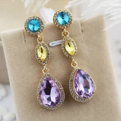 Fashion Diamond Crystal Women's Earrings