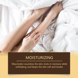 Turmeric Body Scrub for Women & Men  Lightening, Exfoliating, and Moisturizing Skin Care