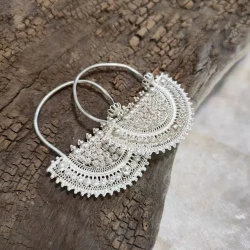 Earrings Traditional Zhot Featured Large Size