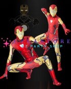 Avengers Endgame Iron Man Cosplay Jumpsuit for Adults & Kids - Perfect for Party