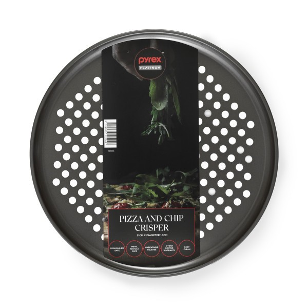 Platinum Pizza/Chip Crisper - Pyrex