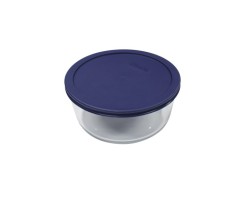 Simply Store 2 Cup Round Container with Blue Lid - Pyrex