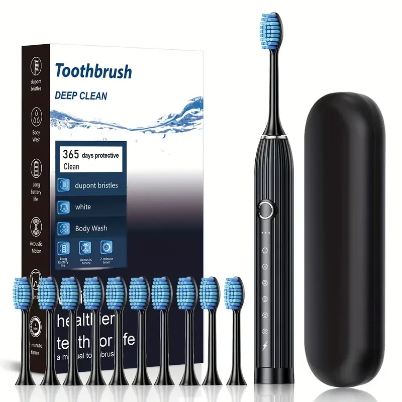 Dual Pack Smart Electric Toothbrush for Adults