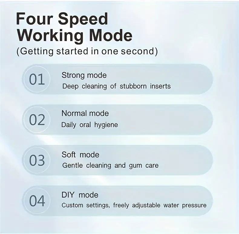 Water Dental Flosser For Teeth Cleaning