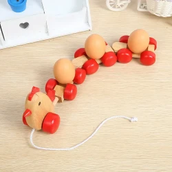 Baby Educational Wooden Drag Toy