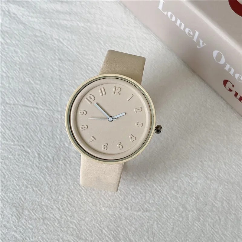Women Quartz Watch  Macaron Color Retro Digital Wristwatch