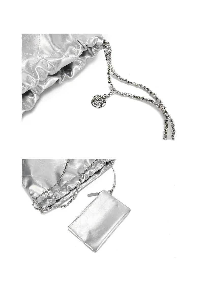 Leather Shopping Large Capacity Shoulder Bag