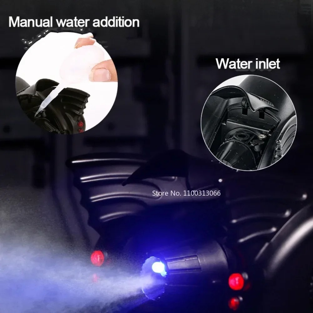 1/24 1989 Batmobile Alloy Car Model Metal Diecast Simulation Vehicle with Light and Sound