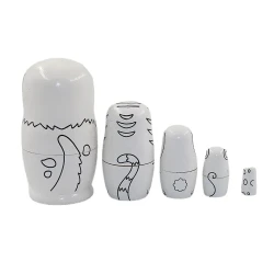 Children's Cartoon Line Puppy Wooden Toy