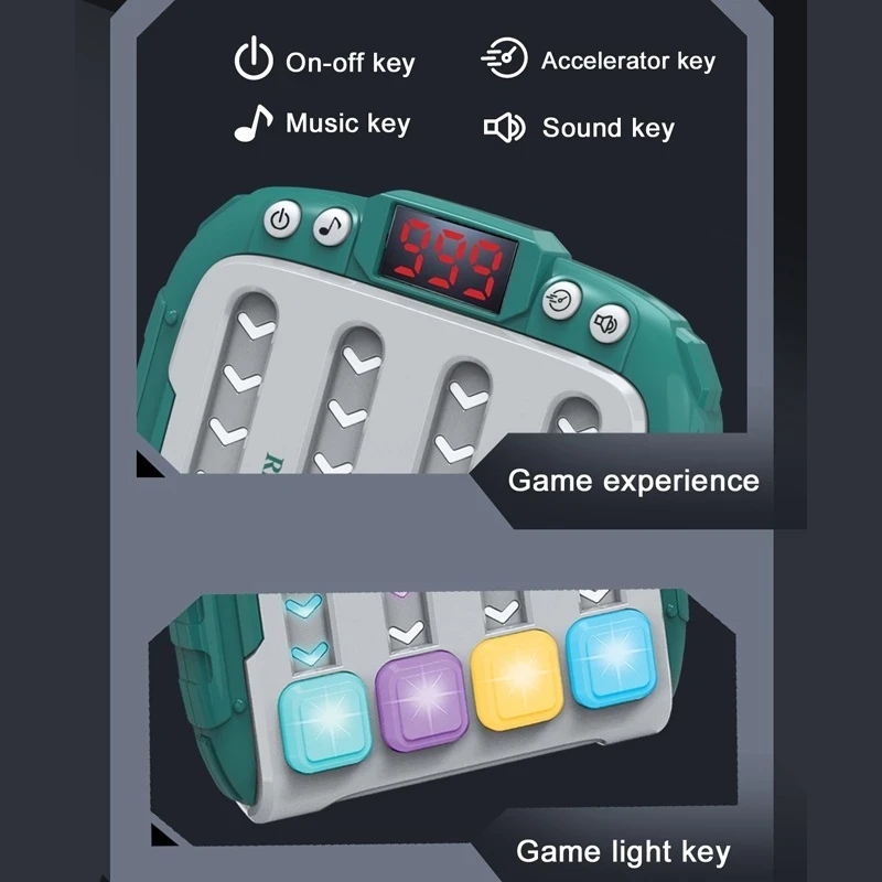 Pop It Electronic Kids Toys Music Game Fast Click Thinking Puzzle To Train Concentration