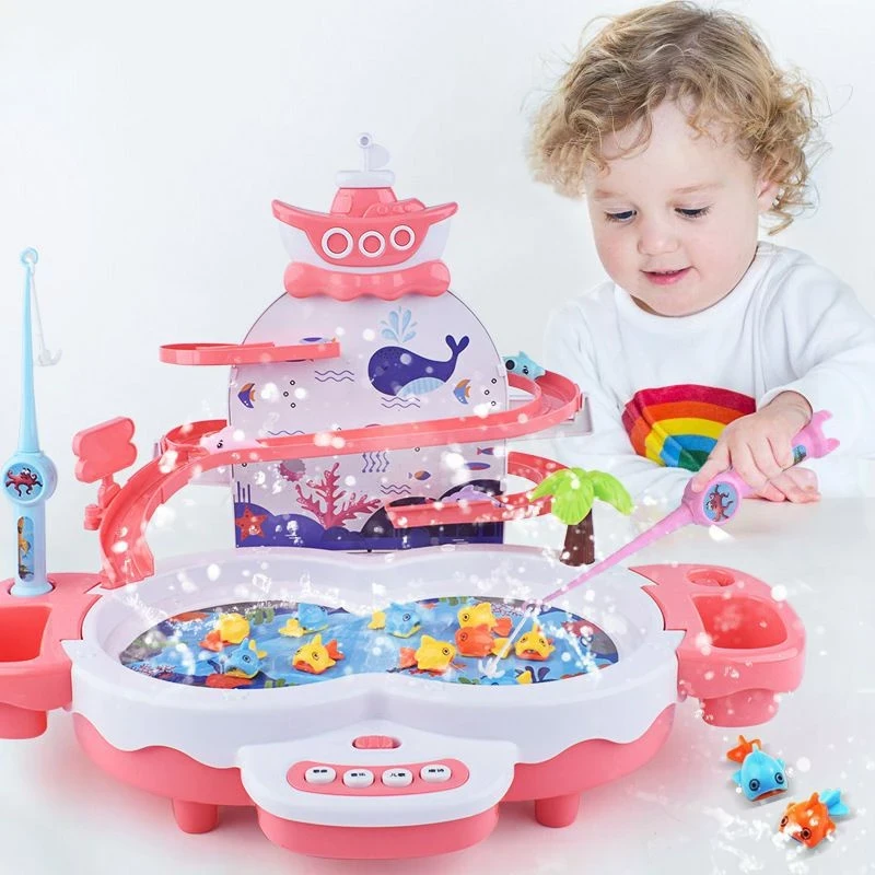 Children's Toys Complete Piano Music and Dolphin Fish Slide