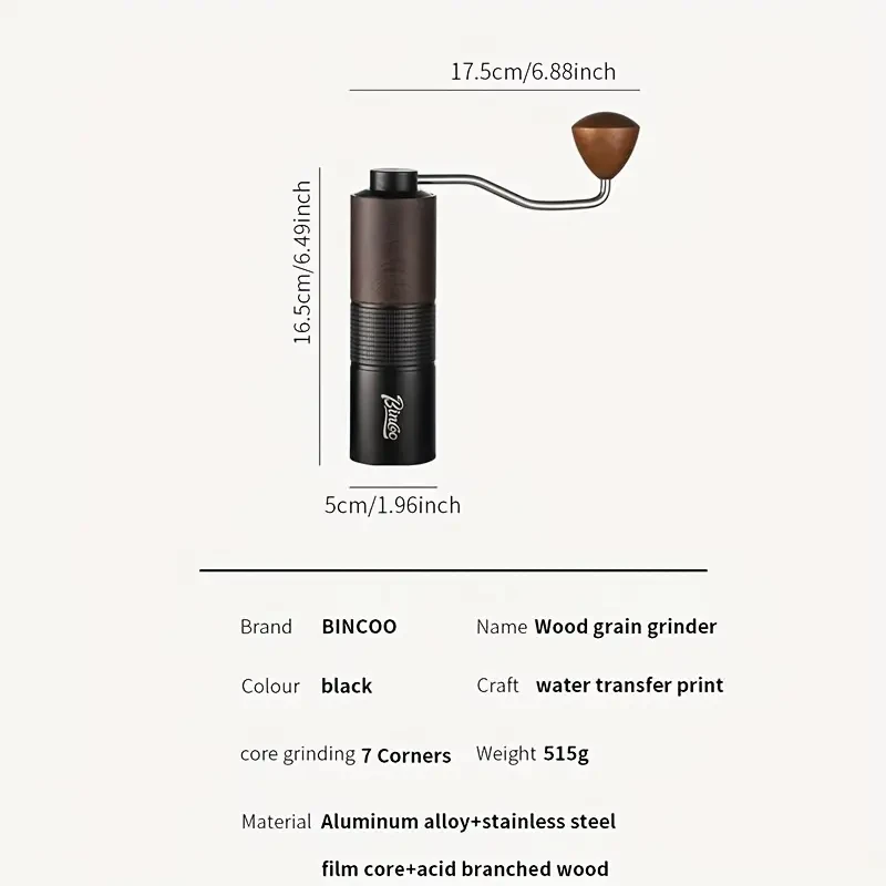 Bincoo Manual Coffee Grinder
