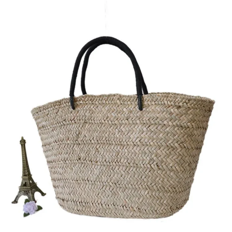 Fashionable Simple And Elegant New Water Plants Woven Bag