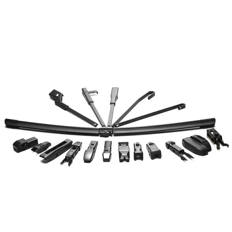 Universal Frameless Wiper Blade 14"-28", 13 Types Adapators Available, 1PCS