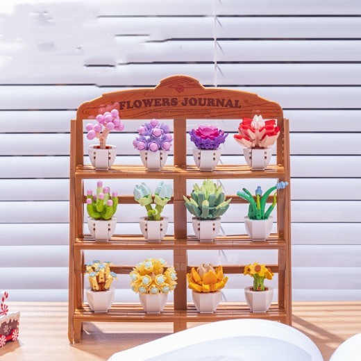 Girls Decoration Gift Building Blocks Toys