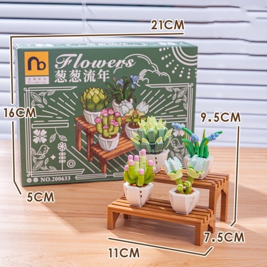 Girls Decoration Gift Building Blocks Toys