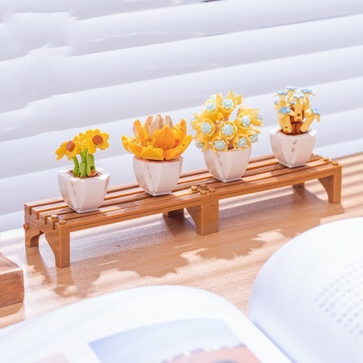 Girls Decoration Gift Building Blocks Toys