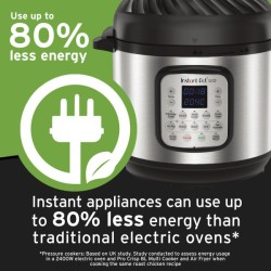 Duo Crisp, Air Fryer & Pressure Cooker Combo 8L - Instant Pot