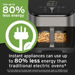 Vortex Plus Air Fryer with ClearCook 5.7l - Instant Pot