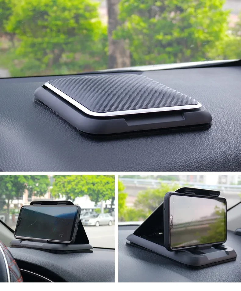 Carbon Fiber Pattern Silicone Bracket