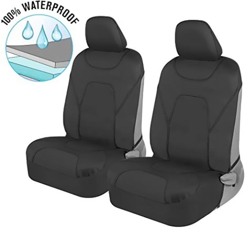 Waterproof Front Bucket Seat Cover Neoprene 2 - Seater Set Universal Fit