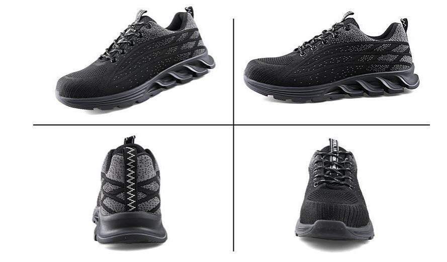 Women Steel Toe Work Shoes Anti Piercing Lightweight Sneakers Hiking Size 8 - 12