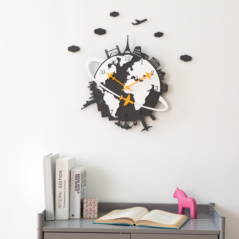 Personalized Wall Watch Modern Silent Clock Home