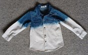 Boys Blue-White Denim Shirt Size 6-7