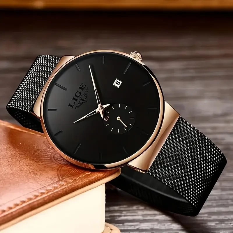 LIGE Fashion Women's/Men's Watch Top Brand