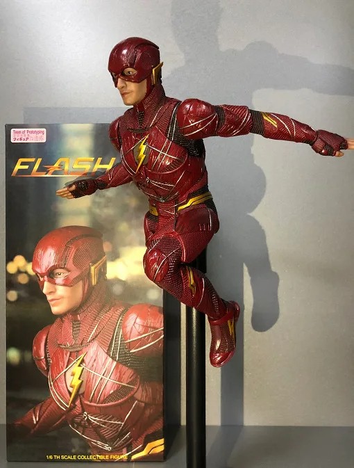 Team of Prototyping Flash Super Hero 30cm Statue PVC Action Figure Collectible Model Toys