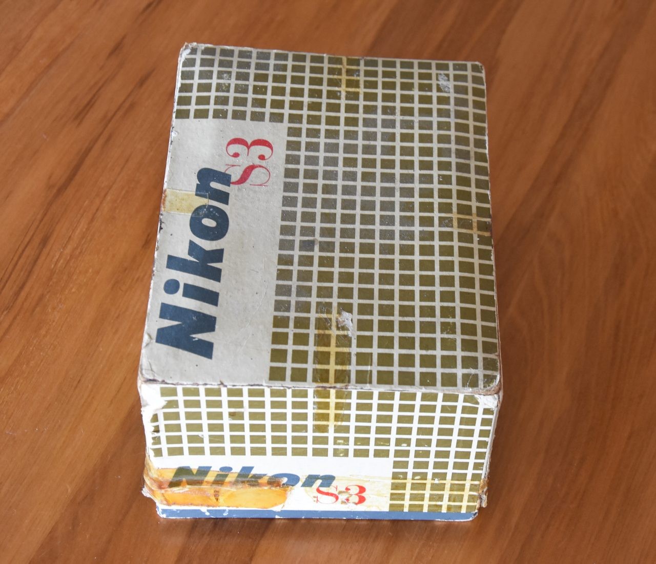 Original Nikon S3 Rangefinder Camera - Box Only from 1950's. Complete.