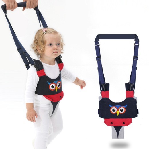Toddler With Owl Baby Cartoon
