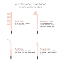 High Frequency Facial Machine Electrode Wand Glass