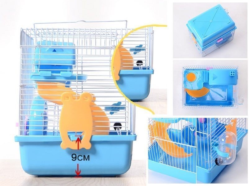 Hamster Mouse Cage Castle Pink