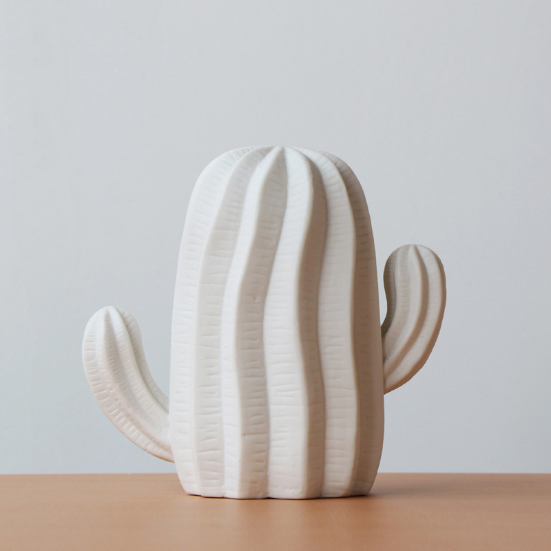 Simple Ceramic Plant Cactus Decoration Home