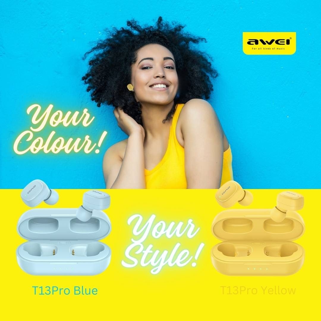 Bluetooth Earbud +Charging Case - Built in Mic - 8hrs Playback