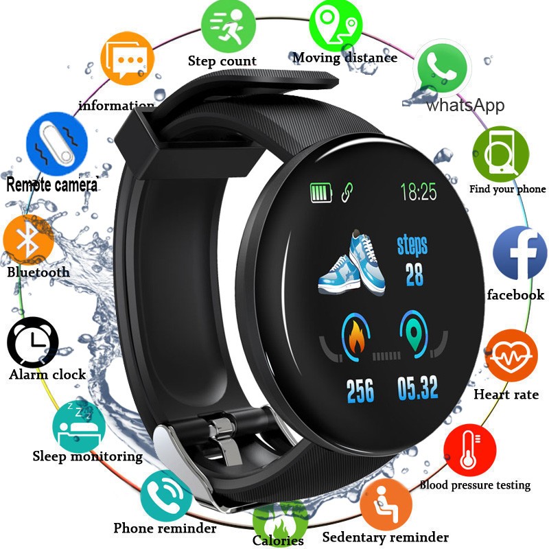 D18 Smart Watch: The All-in-One Fitness and Lifestyle Companion