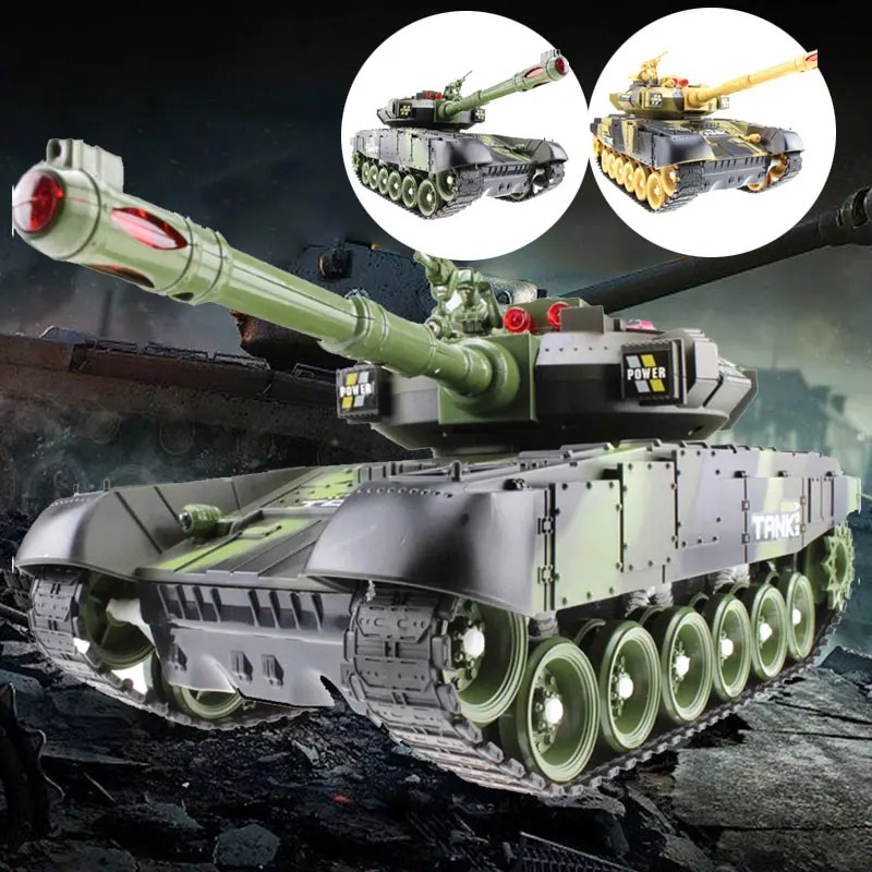 55/44CM RC Tank Military War Tanks Electric Car Remote Control Radio-Controlled Crawler Toys