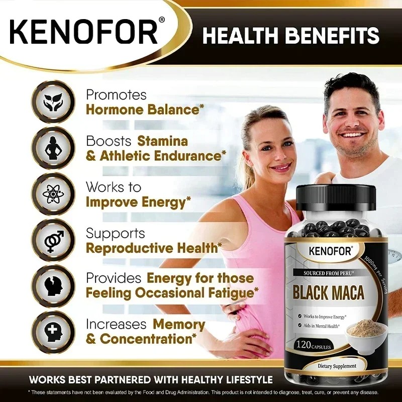 Best Maca for Men and Women Relieves Fatigue, Anxiety, Increases Energy, Improves Stamina