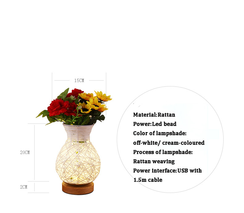 Lampe de table pour maison dormante