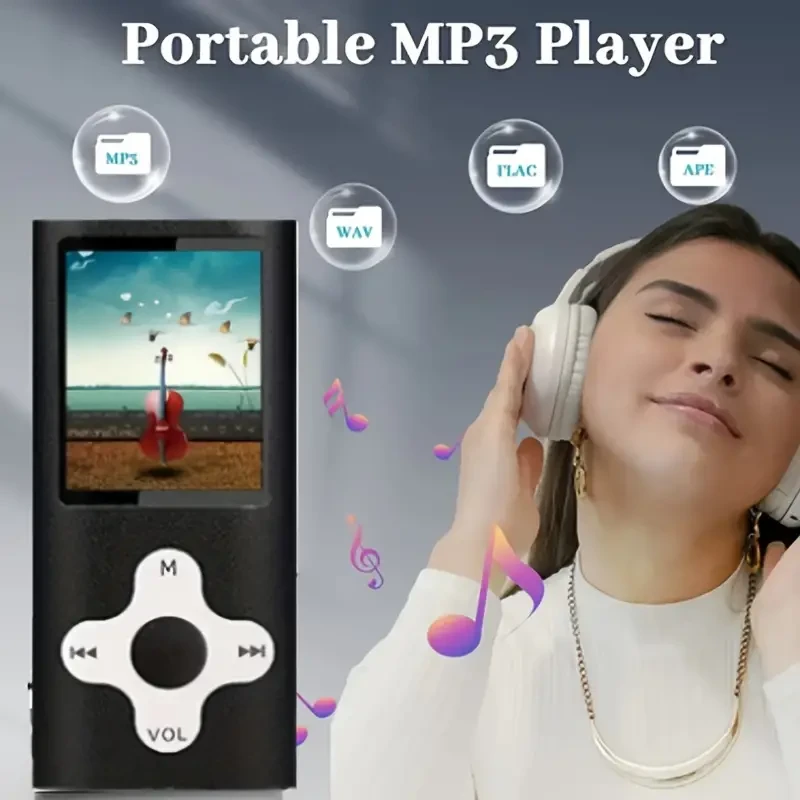 A Portable Music And Video Player With 32GB Internal Memory, Comes With Earphones And Data Cable, Suitable For Outdoor Activities And Travel. It Supports Music Playback, Image Viewing, FM Radio, Recording, E-books, And Other Functions.