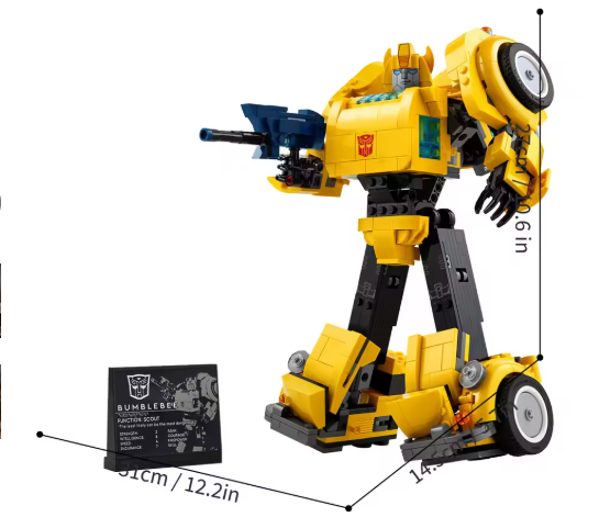 950Pcs Yellow Robot Truck Car Toys Building Blocks 10338 Truck Transformationed Autobot Deformation Gift For Children