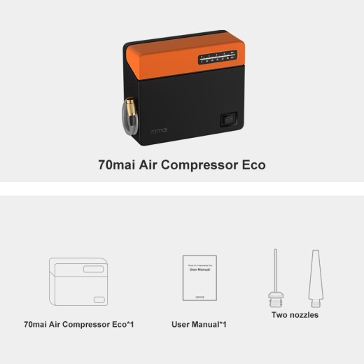 Fashionable 70 Mai Car Tire Portable Tire Refilling Car With Air Pump