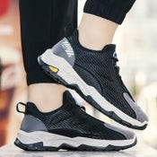 Mens Slip On Walking Shoes Lightweight Breathable Non Slip Running 8-13