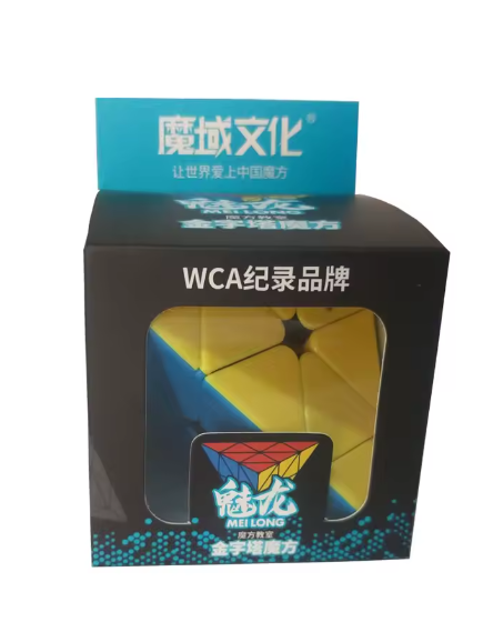 MoYu Meilong 3x3x3 Pyramid Magic Cube MoFangJiaoShi JINZITA 3x3 Cubo Stickers Magico Puzzle Cube Gift Macaron Pyraminx