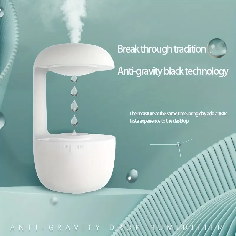 Air Humidifier with Anti-Gravity Water Droplets